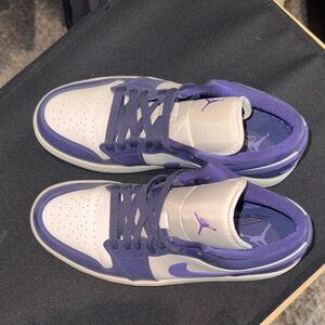 Purple and White Sneakers